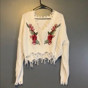 Embroidered Sweater